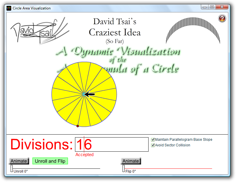 Circle Area Visualization 1.1 - Circle