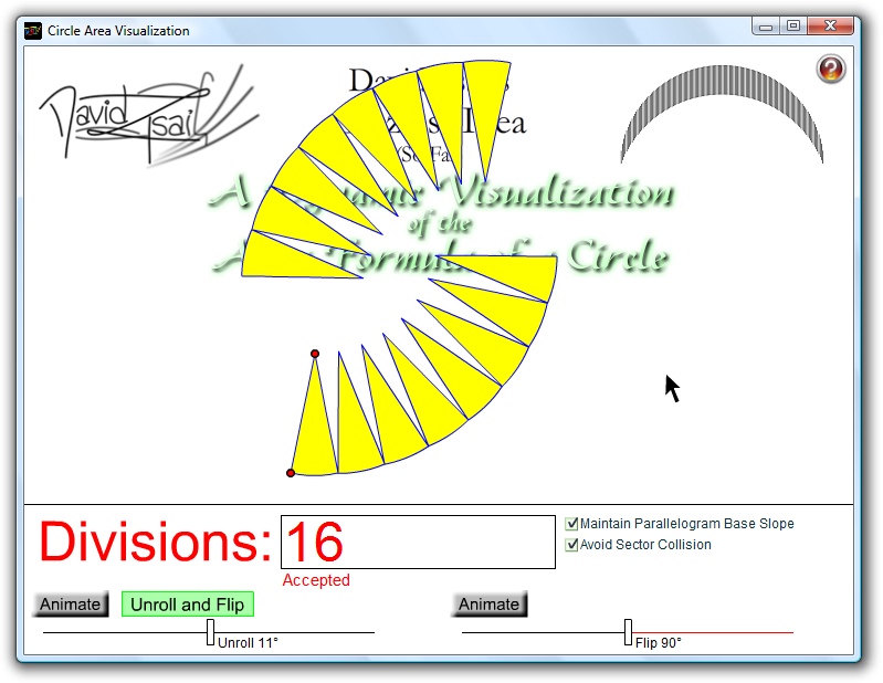 Circle Area Visualization 1.1 - Mid-Process